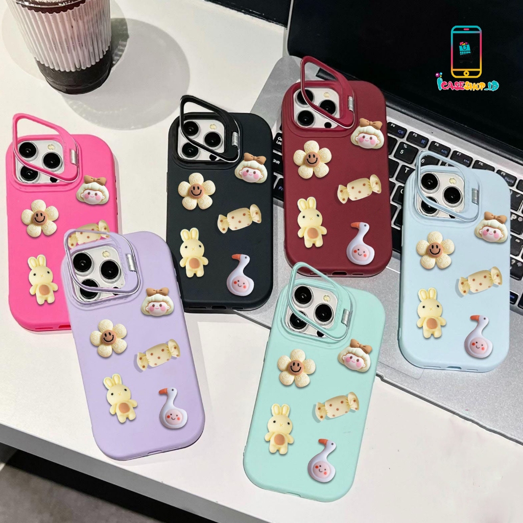 GC105 SOFTCASE 3D UNTUK REDMI A1 A2 5A 6A 8 8A PRO 9 9A 9C 10 10A 10C 12 12C 13C CUTE DOLL IC4300