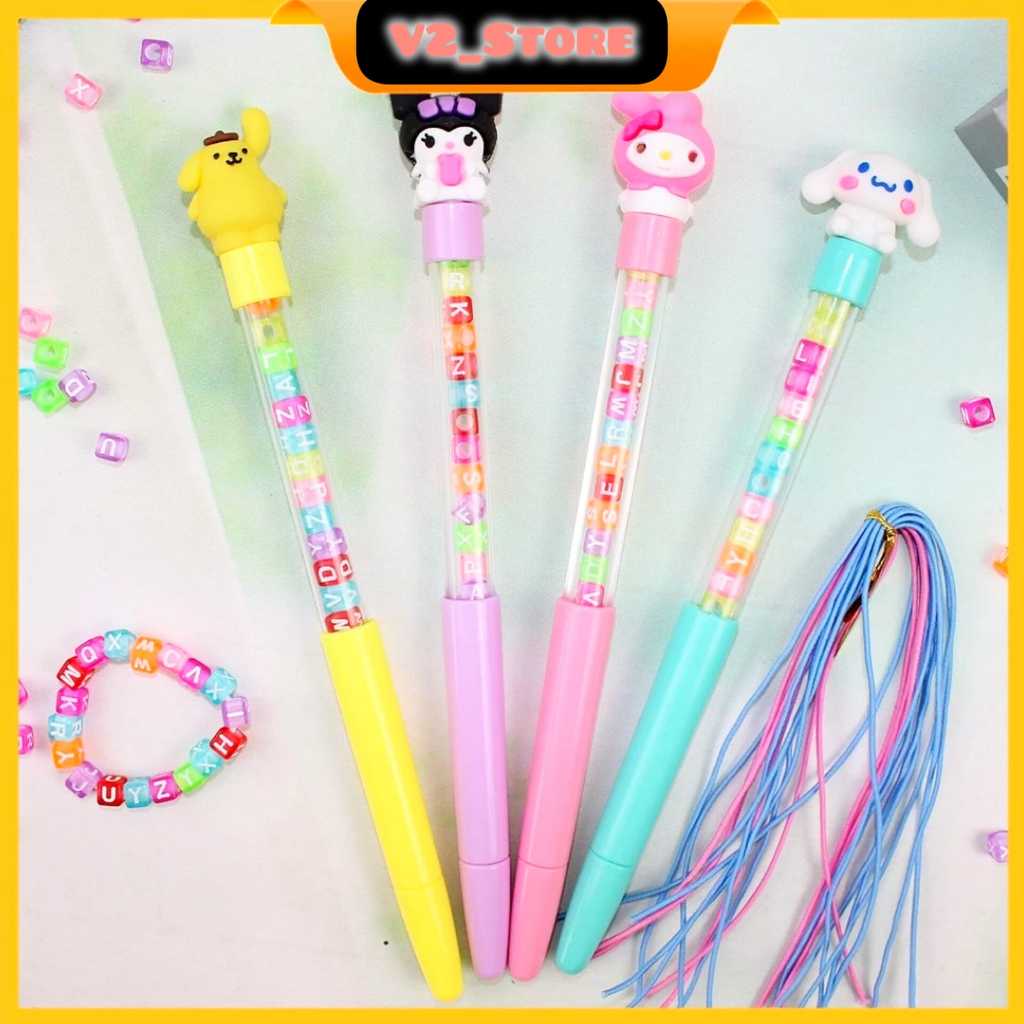 

V2_Pulpen diy kekinian lucu karakter/Pulpen Abjad Karakter Sanrio