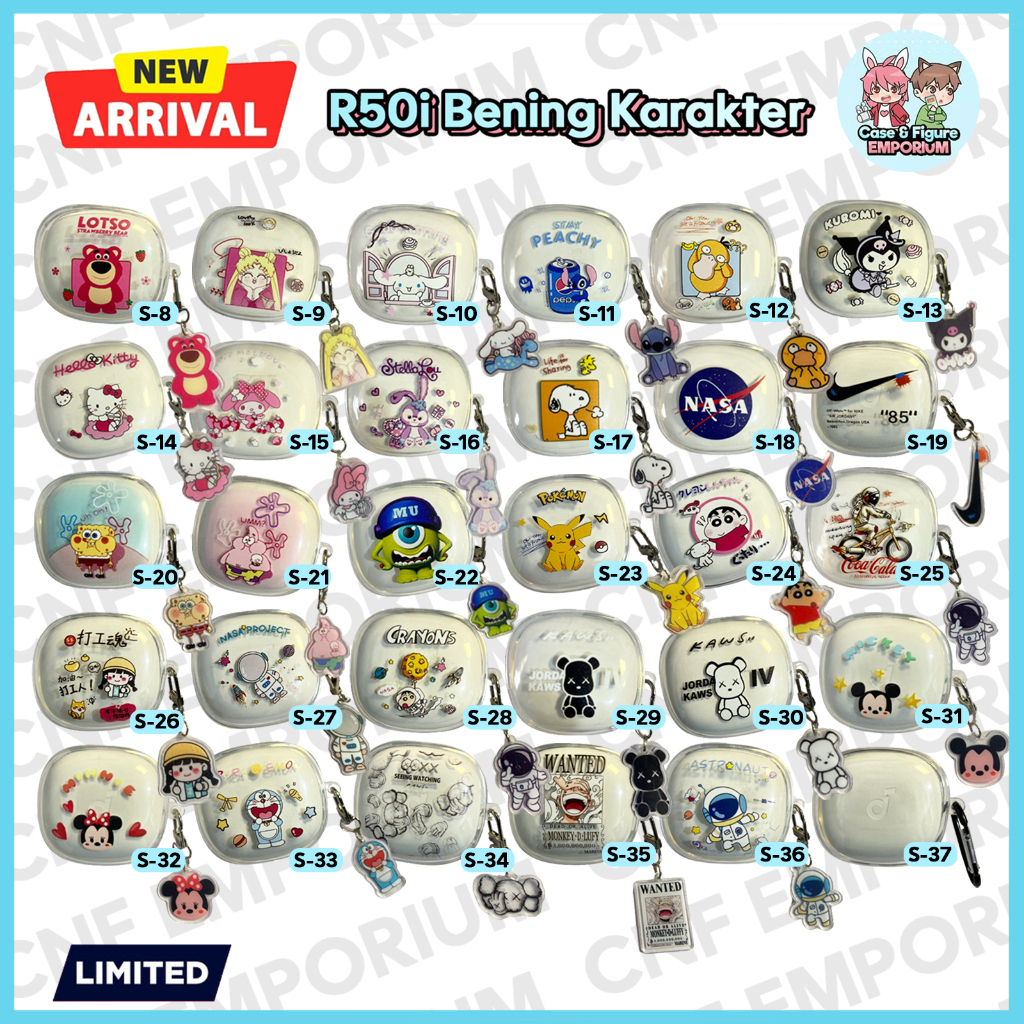 Gravity Plastic [R50I / R50I Nc] Case Soundcore R50I/P20I/R50Inc/P30I Bening Karakter Premium