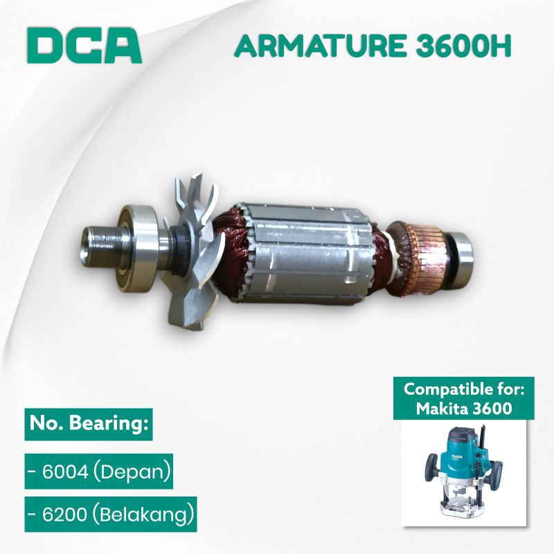 PROMO Armature 3600H DCA Armature Router Makita 3600H Angker Rotor Propil Besar Makita 3600H