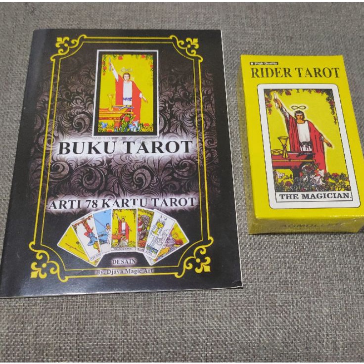 BEST Buku Tarot Arti 78 Kartu Tarot  Bonus kartu Tarot The Magician