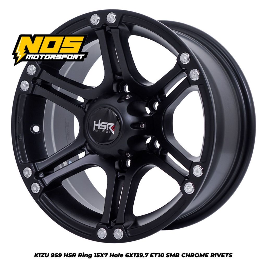 VELG MOBIL PANTHER BLAZER L200 RING 15 HSR KIZU LEBAR 7 PCD 6X139,7 ET 10