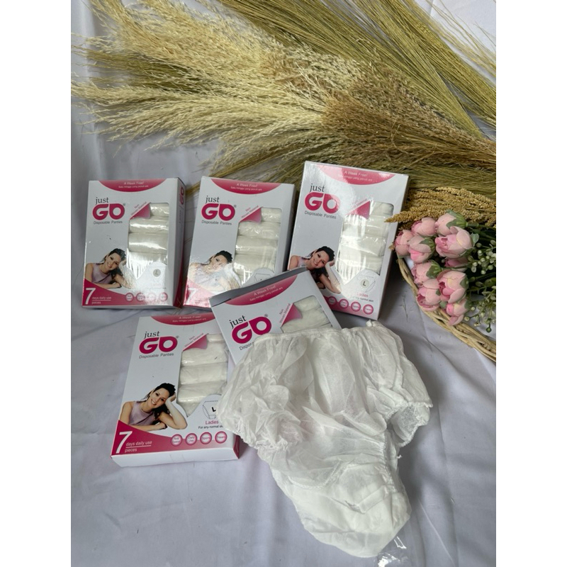 Celana dalam kertas sekali pakai pria dan wanita JUST GO big size jumbo size XXL/XXXL