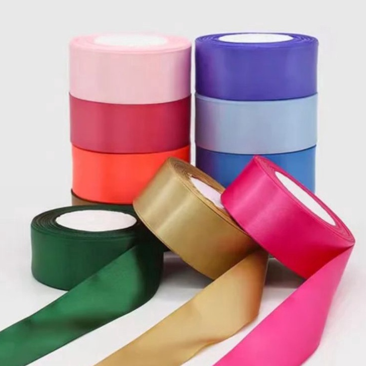 

JANGAN SAMPAI KEHABISAN Pita Satin Import 4cm 15 inchi Per Roll 25 yardPita Satin Kualitas Premium