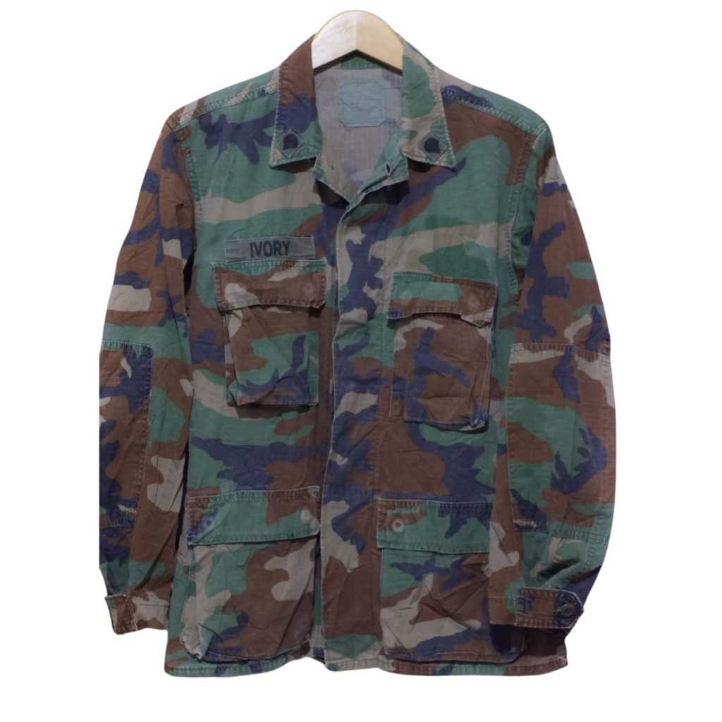 BDU Woodland US Army Camo Kondisi Usang