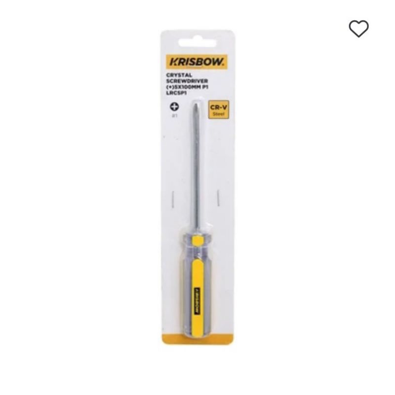 krisbow obeng plus 5×100mm