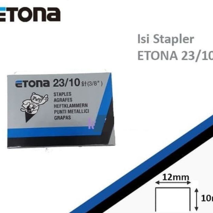 

BELANJA PUAS Isi Staples Etona 231 1 kotak