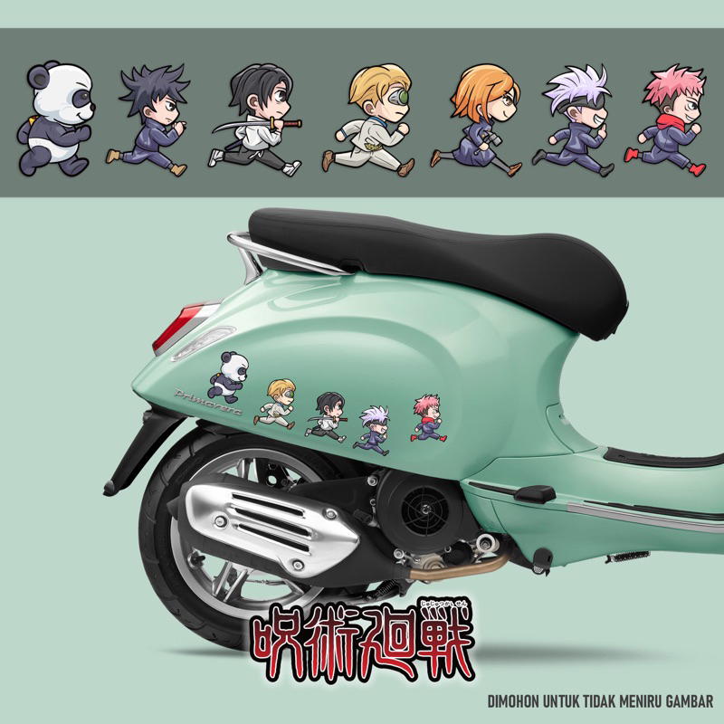 

stiker jujutsu kaisen stiker mobil stiker helm stiker motor vespa scoopy fillano stylo fazzio