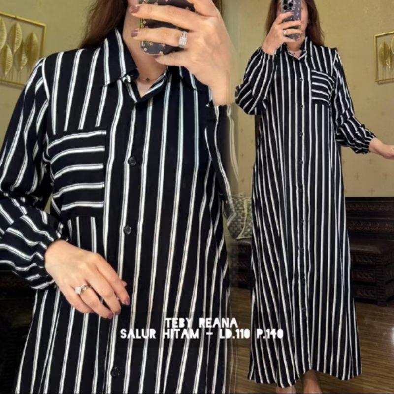 ReenaDaily - TEBY REANA - Gamis Maxi Dress