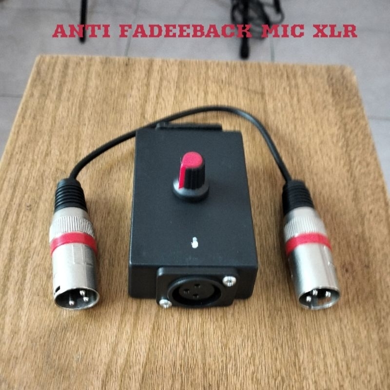 Anti Feedback Mic Kabel & Wirelles Jack XLR  Anti Dengung suara nging Noise Microphone