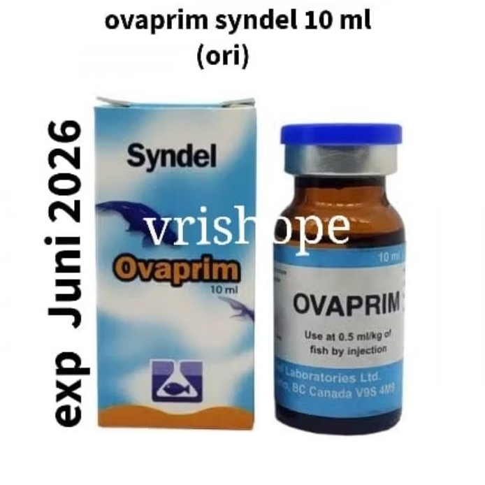 Ovaprim Syndel 10 ml Hormon Obat Pemijahan Ikan Hias Aquarium