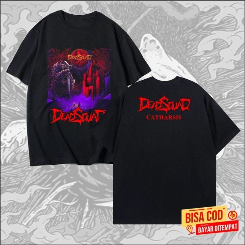 kaos pendek DEADSQUAD band metal original distro terbaru - kaos pendek metal band DEADSQUAD distro o