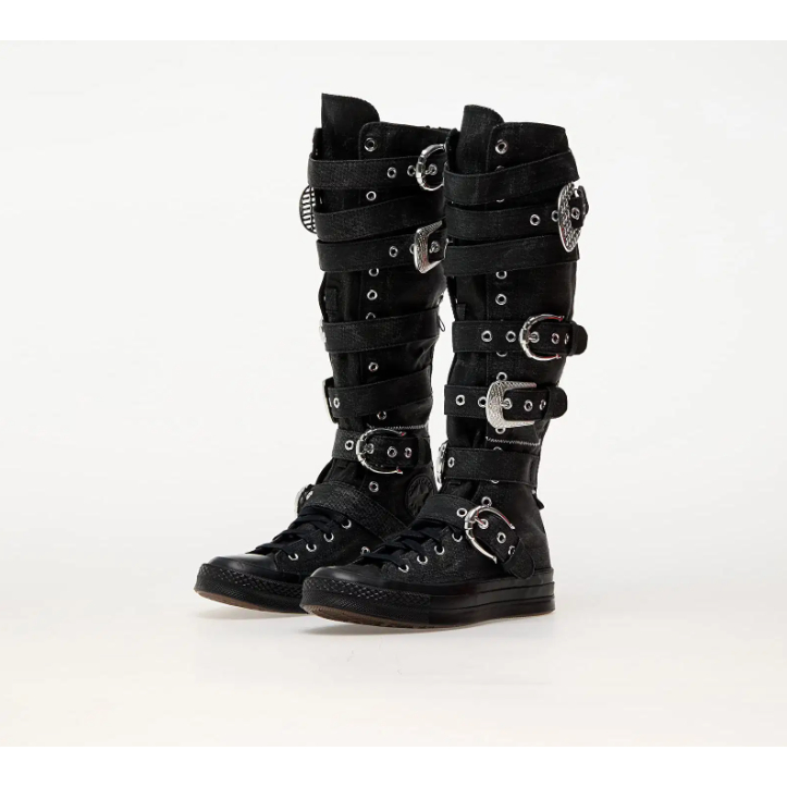 Converse x Martine Ali Chuck 70 70s XXHi Twill Heel Zip Zipper Mono Full Black