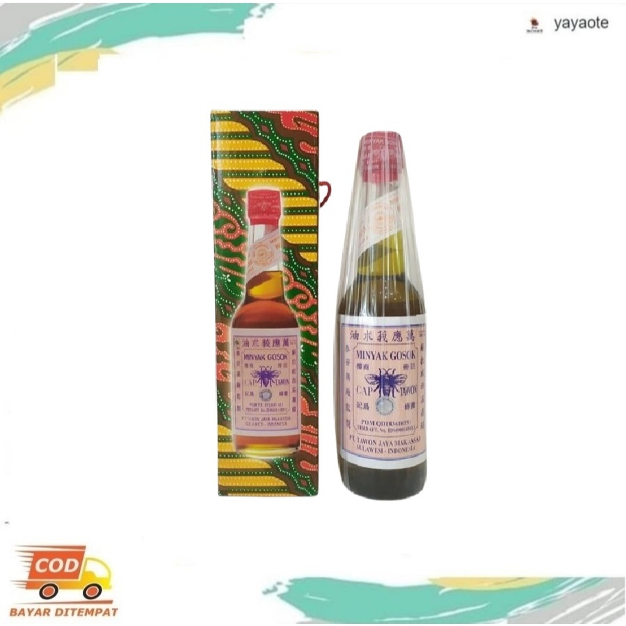 Minyak Gosok cap Tawon 330 ml Asli Makassar
