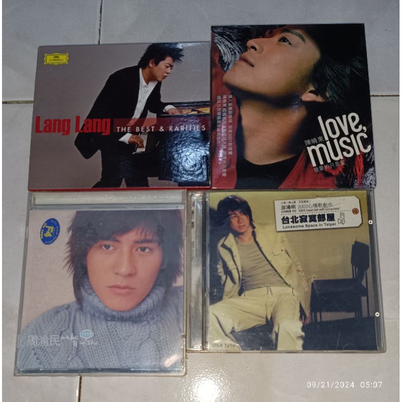 cd Mandarin LANG LANG-The Best & rarities / CHENG XIAO DONG-Love Music / VIC ZHOU-A Wish / CHRIS YU-