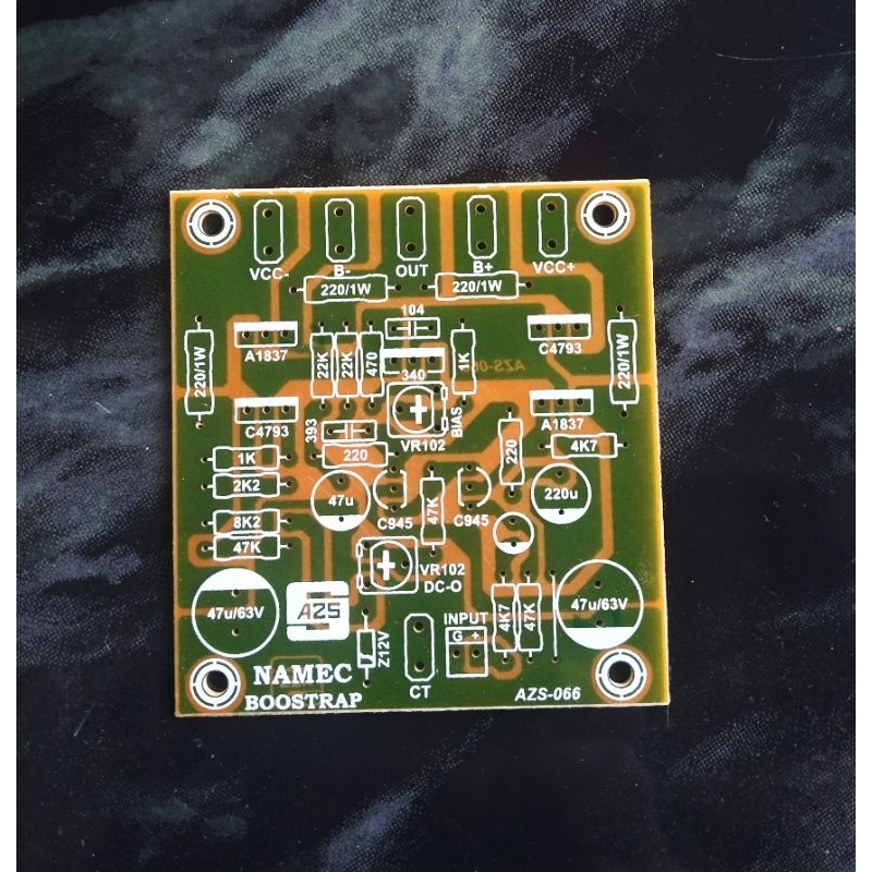PCB Driver Power Amplifier NAMEC Bostrap.