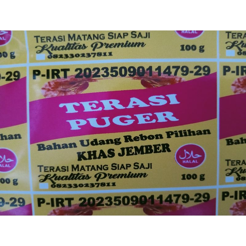 

TERASI PUGER PREMIUM | 100g