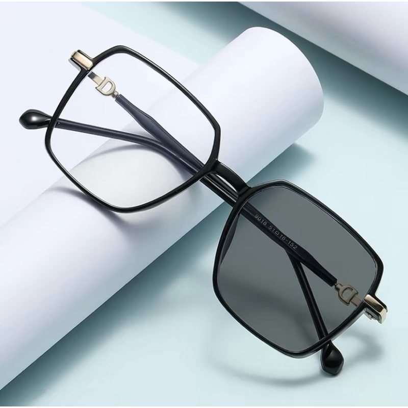 Frame Kacamata 0366 | Gratis Lensa Minus Photocromic | Kacamata Minus Antiradiasi | Kacamata Wanita 