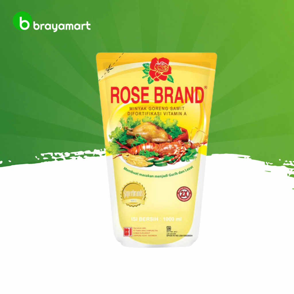 

Minyak Goreng Rosebrand 1 Liter Brayamart