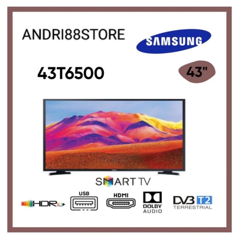 SAMSUNG 43 INCH SMART FULL HD DIGITAL TV UA43T6500