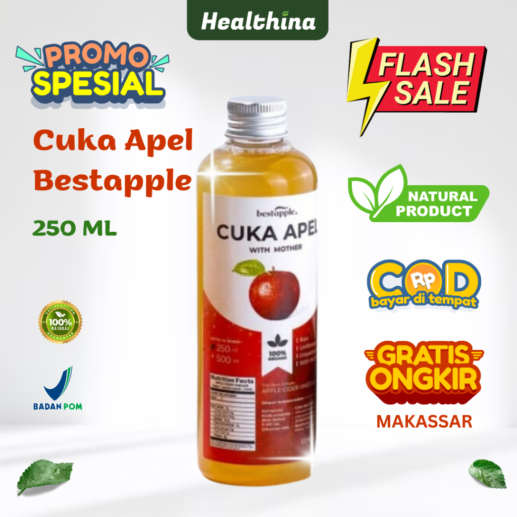 

Cuka Apel Original Best apple Best honey 250 ml - Diet Detoks