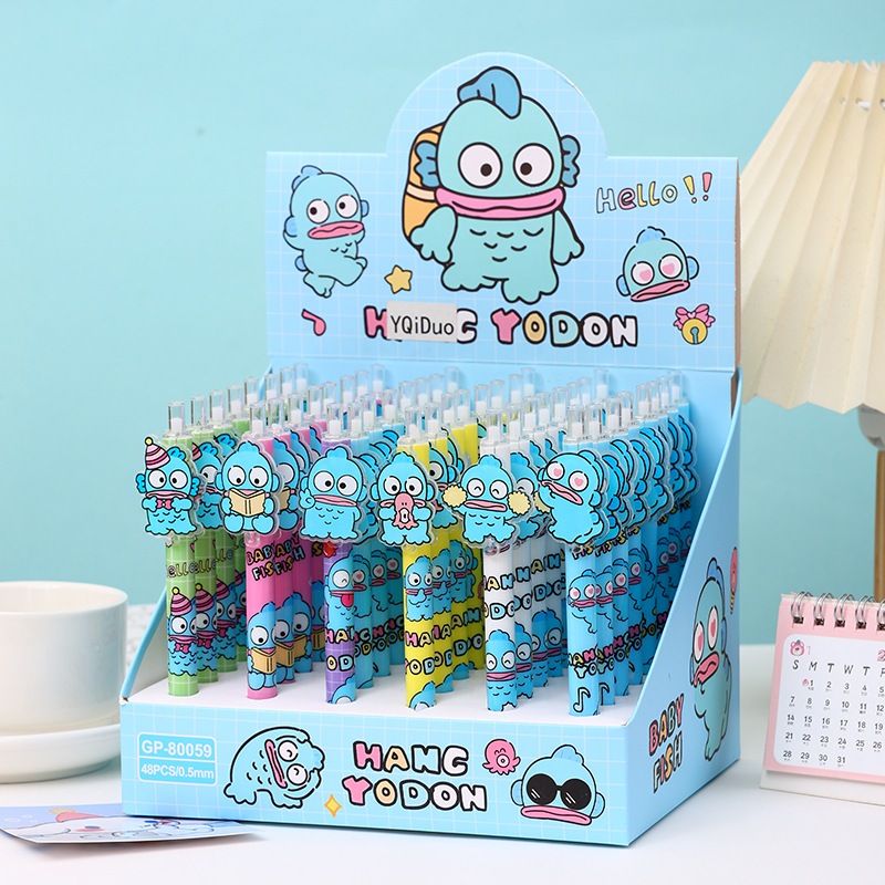

Gelpen Sanrio Hangyodon Fish Hong Kong Alat Tulis Stationary Ballpoint Bolpoin Pulpen