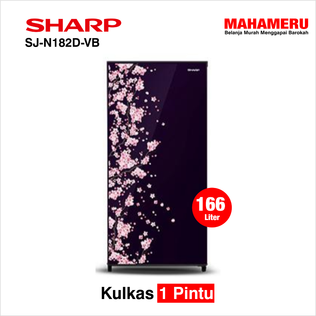 Kulkas 1 Pintu SHARP SJ-N182D-VB/VR