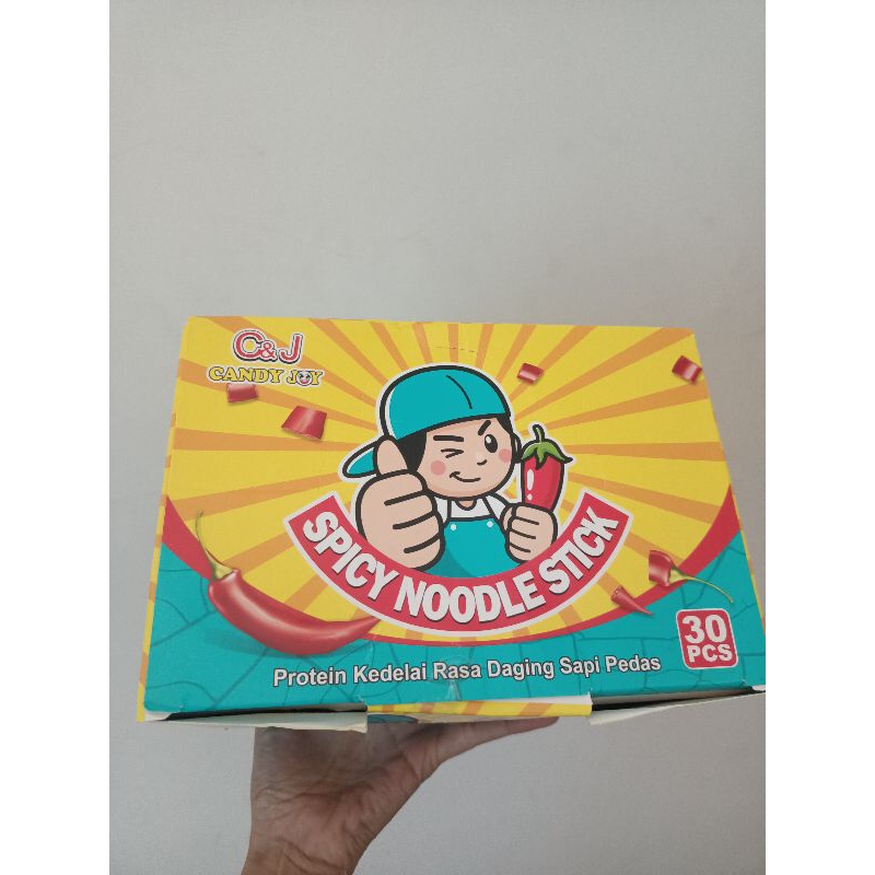 

HALAL C & J SPICY NOODLE STICK ISI 30PCS