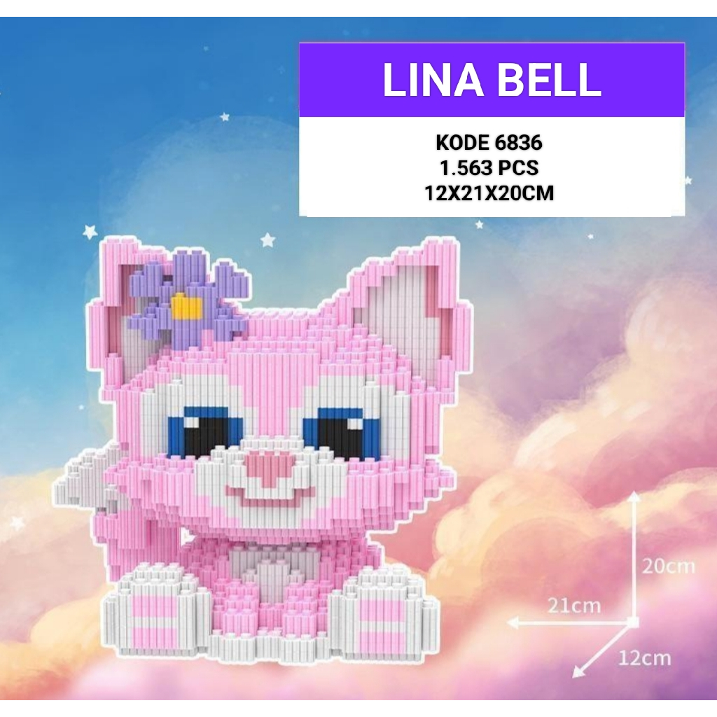 Nano Block Mainan Anak Series Linnabel Lucu Size Jumbo Mainan Anak Edukasi Set Hadiah Dan Pajangan