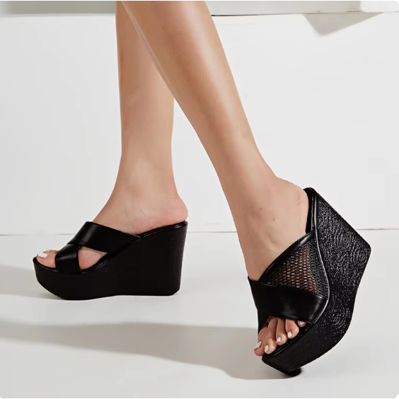 Hak Wedges Terbaru Korean Style Wges Murah Kekinian Wedge Kerja Weges Cewek Spatu Wejes Perempuan Sa