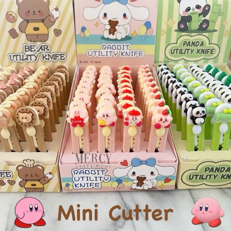 

Cutter Mini Cute Kirby Bear Panda Silet Lucu