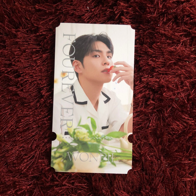 WONPIL original ticket edisi album FOUREVER