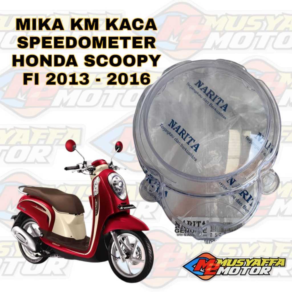 Z4i Narita - MIKA KM KACA SPEEDOMETER HONDA SCOOPY FI 2013 2014 2015 2016