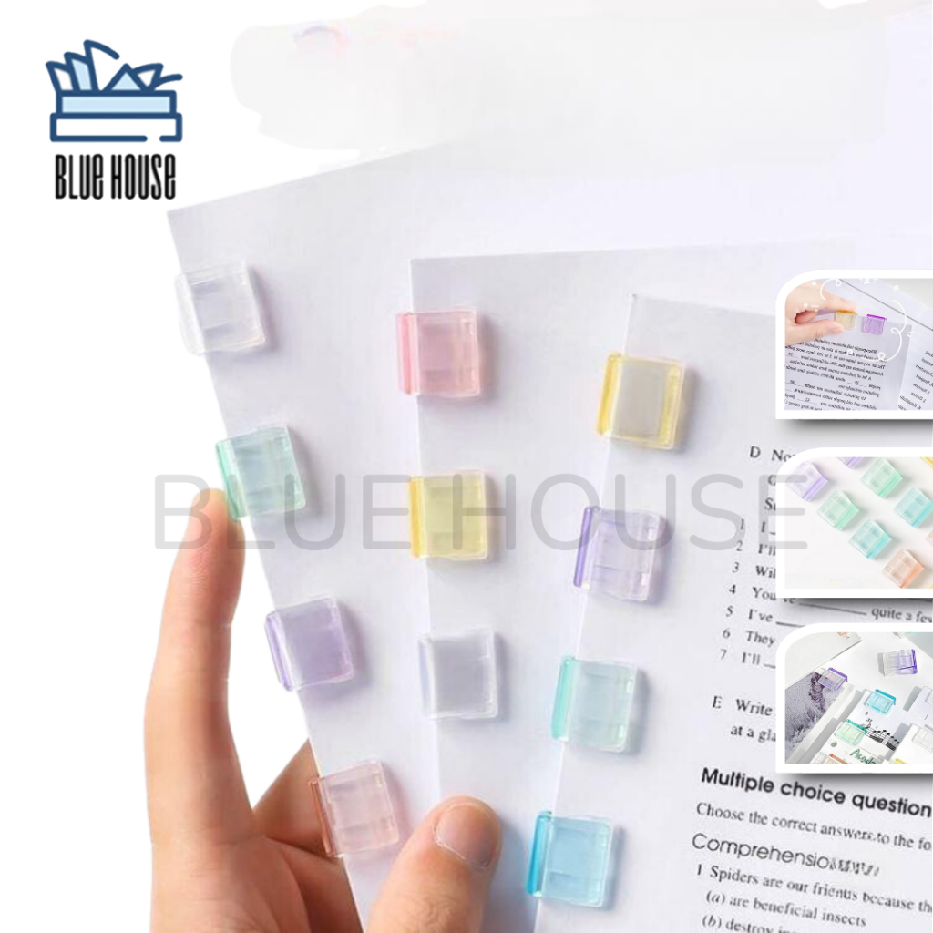 

Klip Penjepit Kertas Isi Per 5 Pcs Dokumen Aesthetic Transparant Koleksi ATK Warna Random