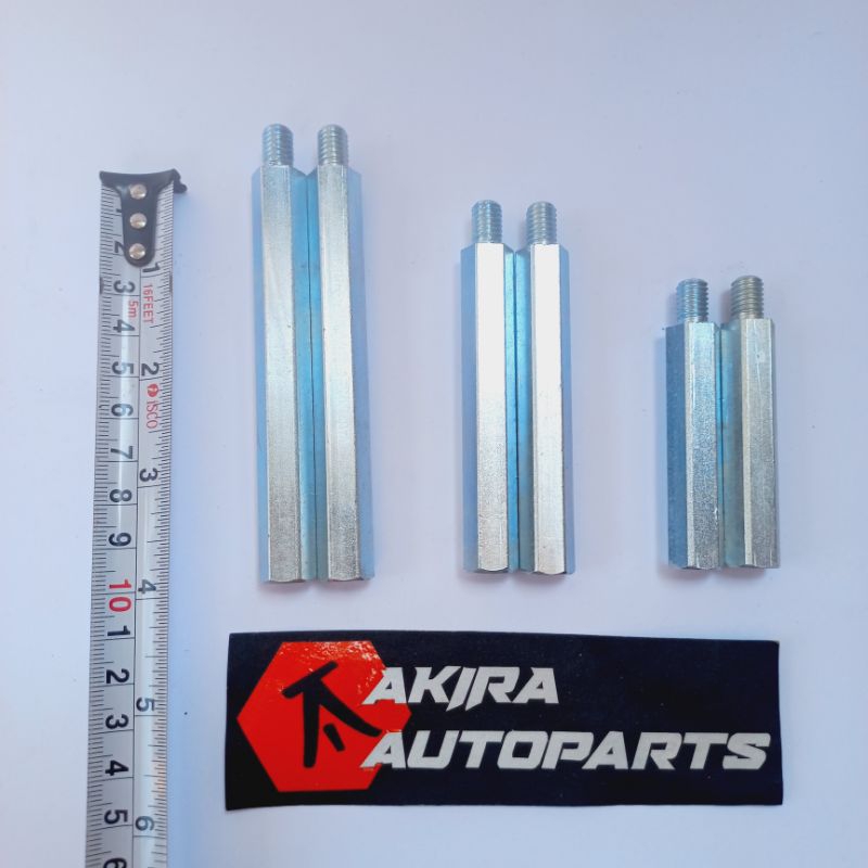 Peninggi Sulingan Shock Depan PnP 6, 8, 10 Cm Yamaha Universal Vixion | RX-King | Byson | Scorpio | 