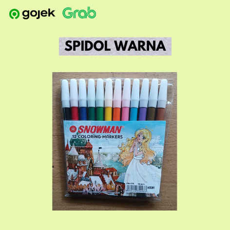 

Spidol Warna Snowman 12 Pcs