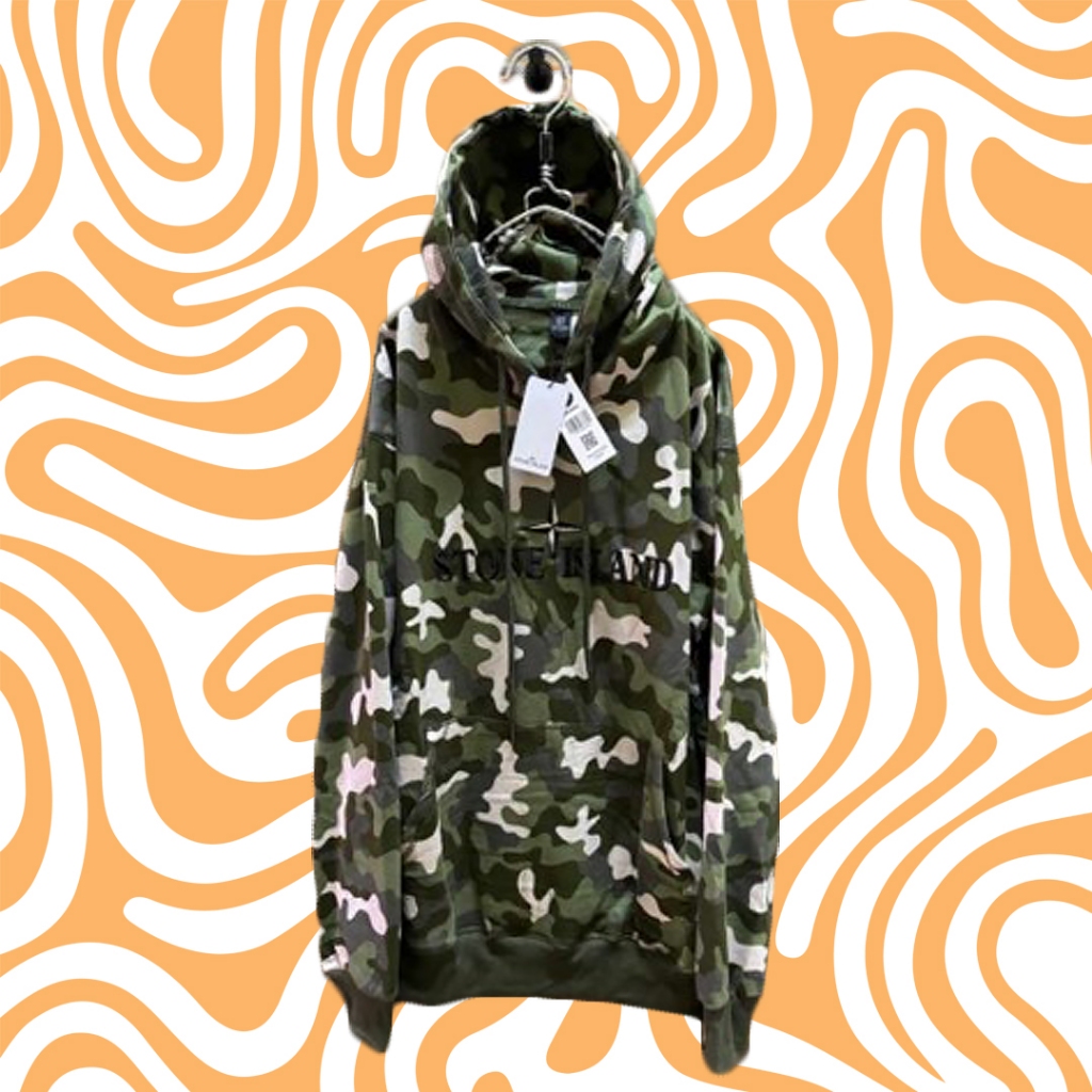 Hoodie Jaket Sweater Stone Island Army Classic Cowok Cewek All Size Fulltag Label Mega Fashion Trend