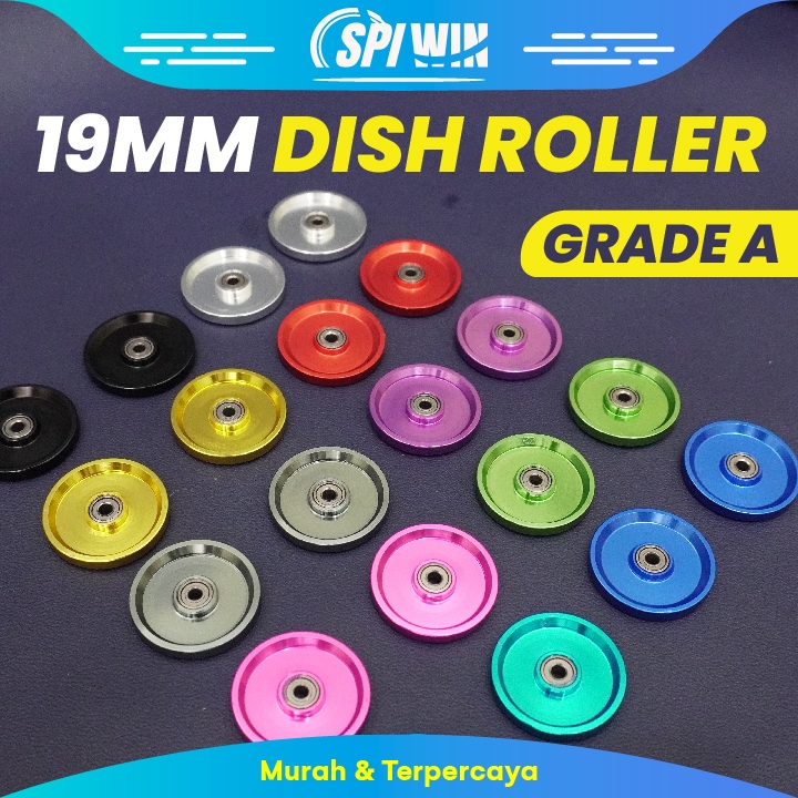 Roller Tamiya 19mm 19 Bearing Alumunium Lightweight REP 94739