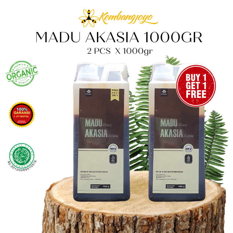 

[BUY 1 GET 1 FREE] Madu Kembang Joyo Madu Akasia 1000 GR