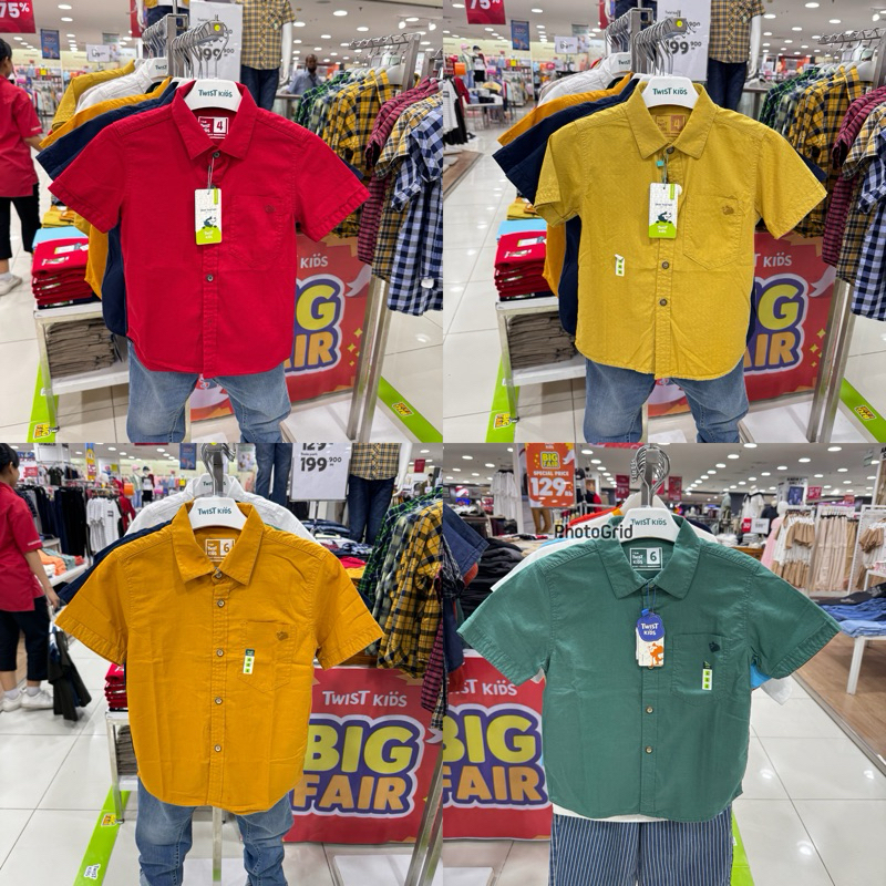 TWIST KIDS - SALE Kemeja Anak Laki-Laki (4-14 Tahun)