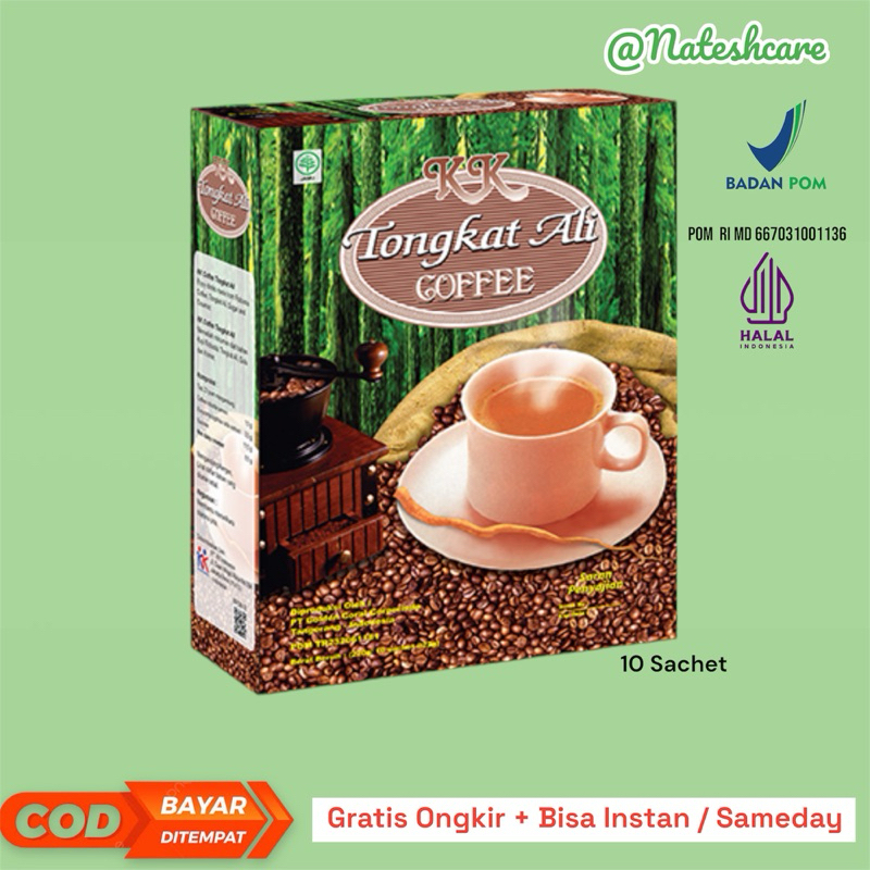 

Kopi Susu Ginseng KK White Coffee Kopi Tongkat Ali 5 in 1 KK Indonesia Meningkatkan Stamina