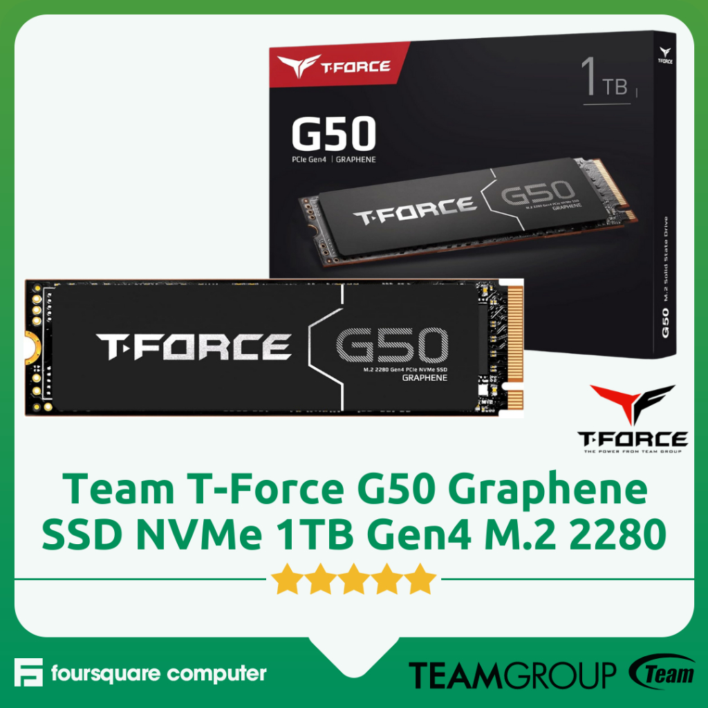 Team T-Force G50 SSD NVMe 1TB Gen 4 M.2 2280