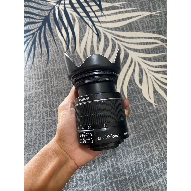Lensa Kit 18-55 Mm Original Canon Copotan Kamera