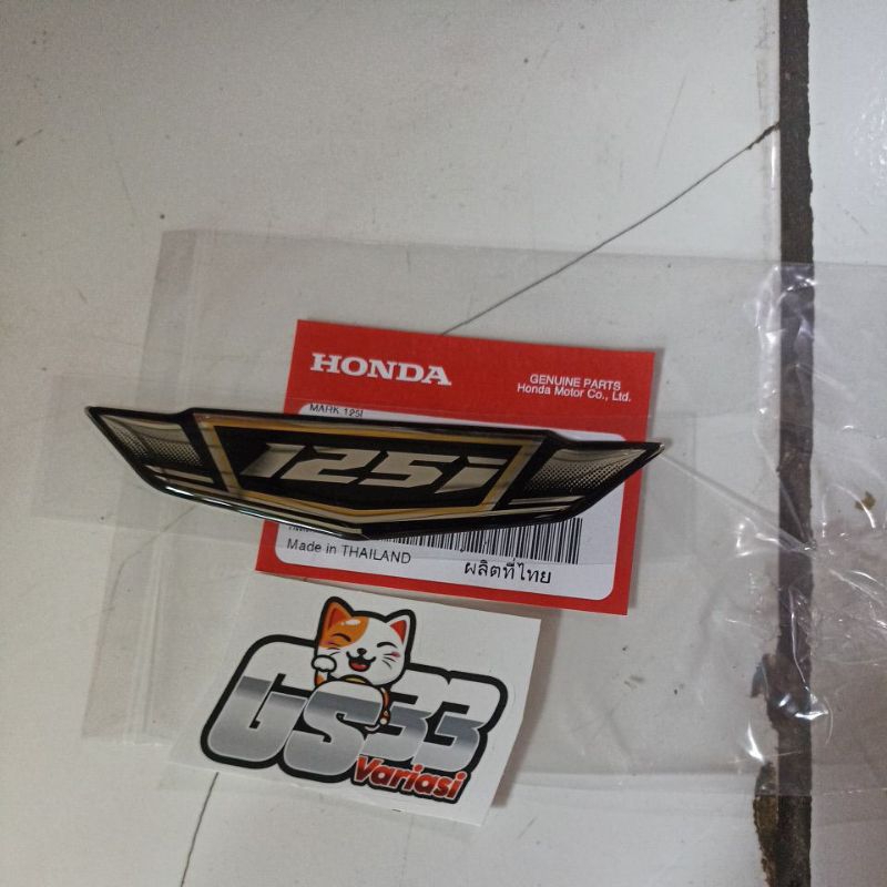 mark 125i 86643-kzr-c10za emblem 125 i thailand emblem body vario 125 kzr emblem body vario kzr thai