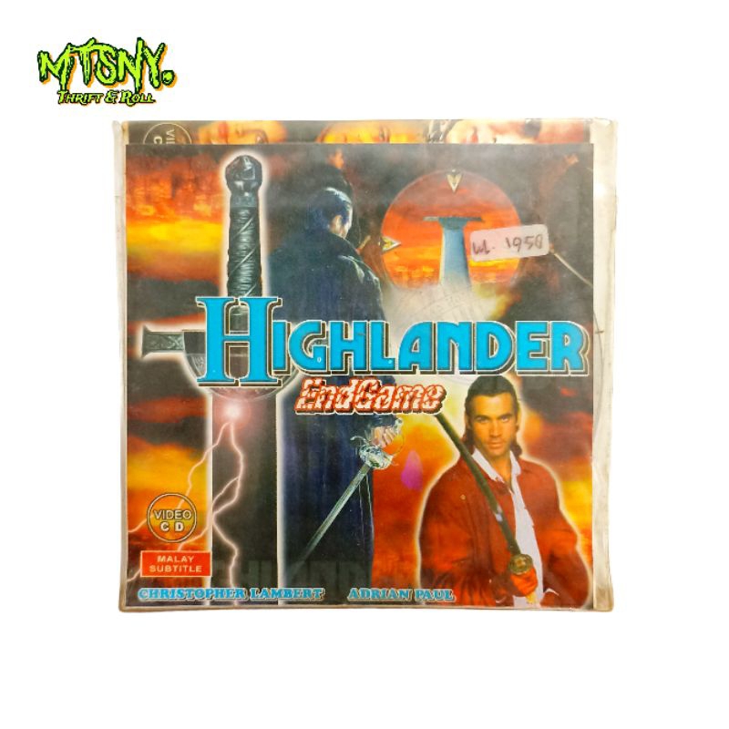 CD VCD The Highlander End Game Endgame Lawas Klasik Jadul Vintage
