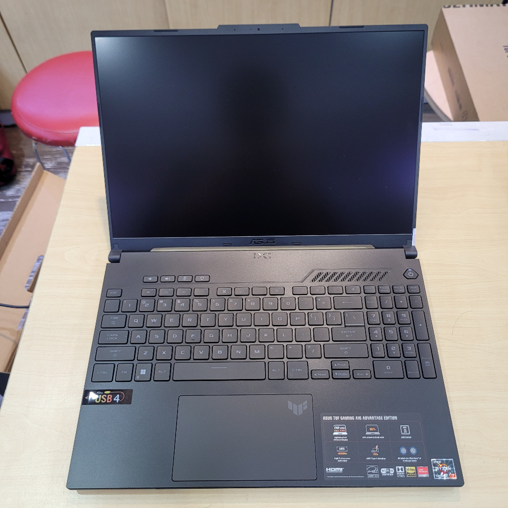 Laptop Gaming Asus TUF A16 FA617NT AMD RYZEN 7 7735HS 16GB DDR5 RX 7700S 8GB 16.0 IPS WUXGA BLACK