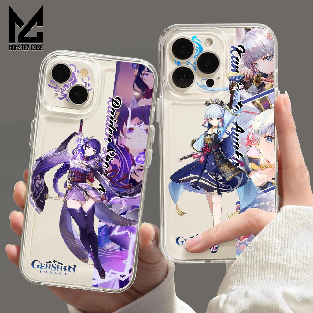 SOFTCASE BENING CLEAR CASE XIAOMI REDMI 9C 9A A1 NOTE 12 4G POCO M3 POCO M5 MOTIF  GENSHIN IMPACT - 