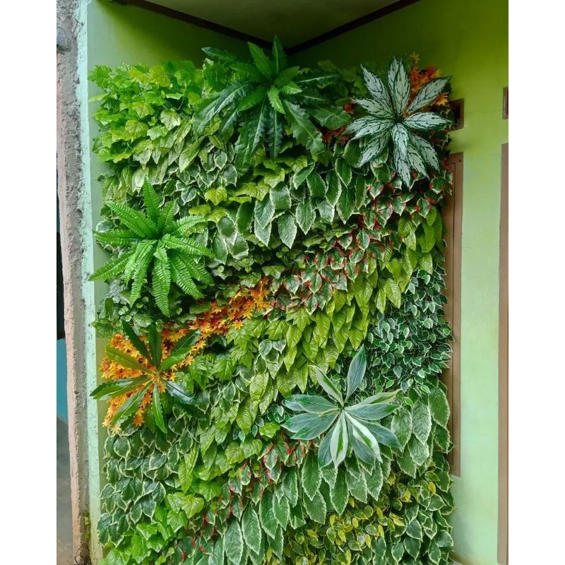 Hiasan Dinding || Bunga Artificial || Vertical Garden Sintetis