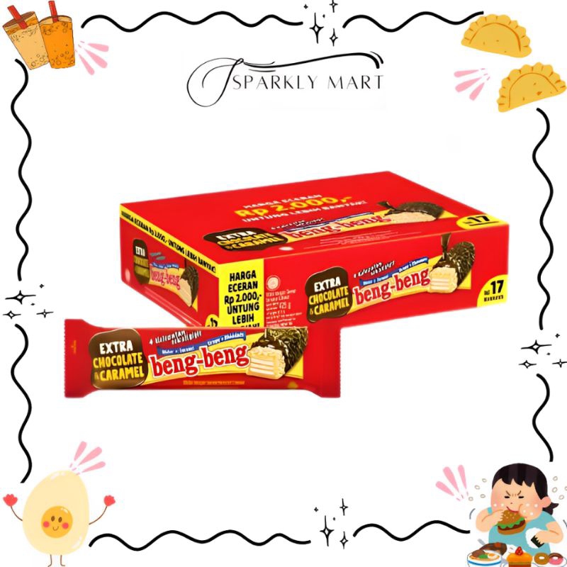 

BENG BENG WAFER CHOCOLATE 1 BOX ISI 17 X 25GR