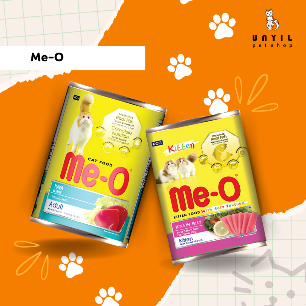 Makanan Kucing MEO kaleng 400gr All Varian / Makanan Kucing MEO / Makanan Kucing MEO Kaleng / Makana